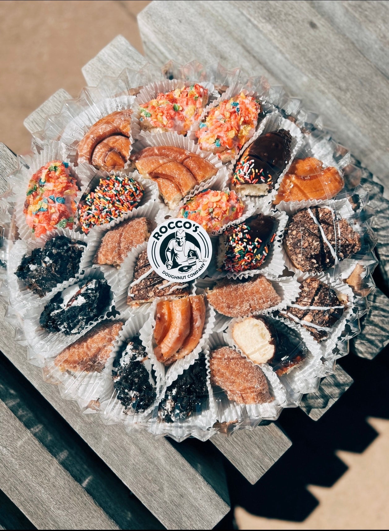 Delicious Doughnut Platter - Perfect for Any Occasion | Rocco's